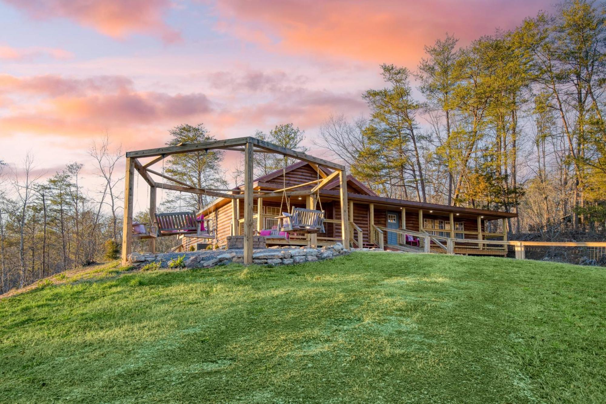 Pink Pines Avantstay Luxury Aesthetic Dream Home Indoor Pool Hot Tub Pigeon Forge Εξωτερικό φωτογραφία